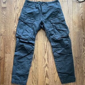 G-Star Raw Dark Gray Cargo Pants Sz 29/30